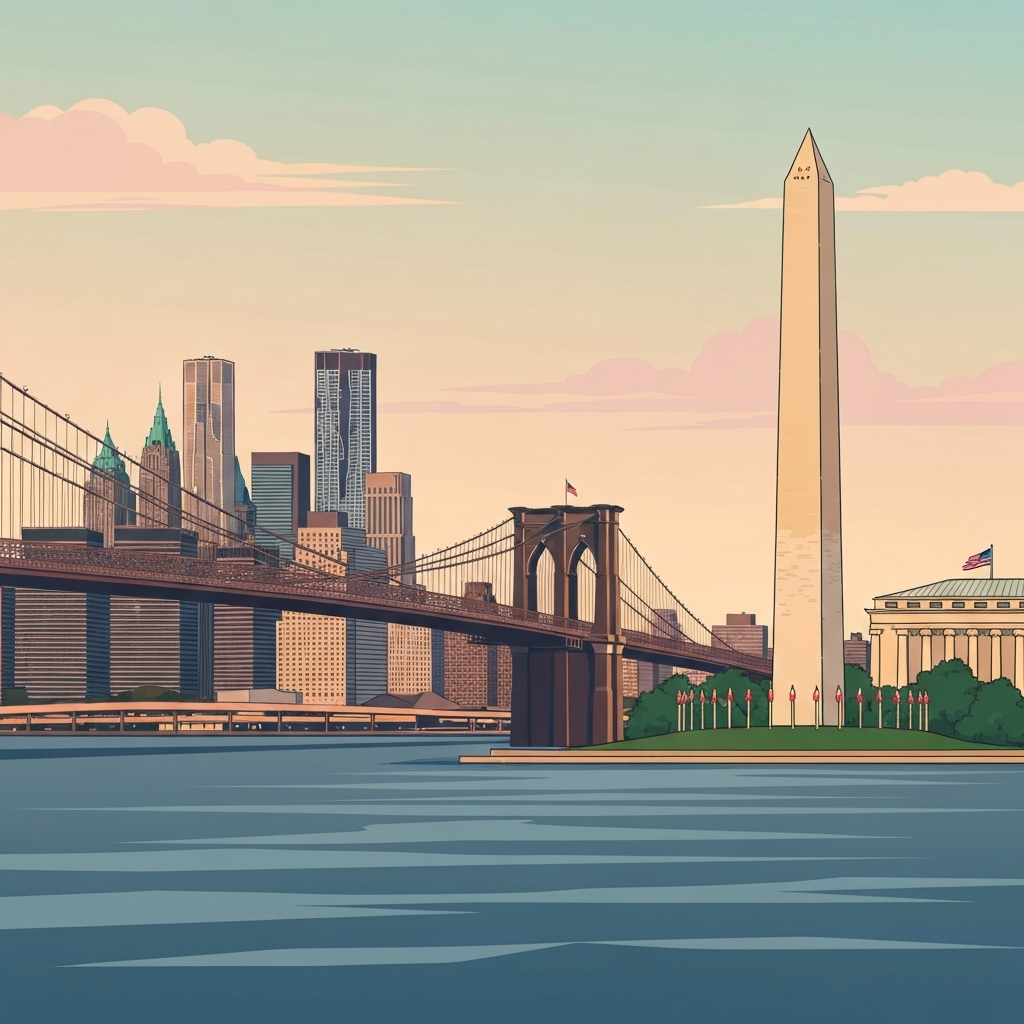 New York et Washington DC
